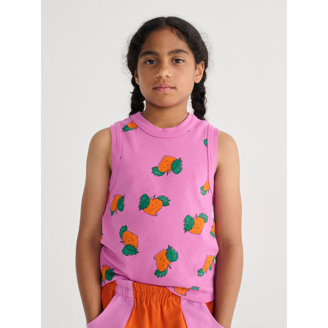 Bobo Choses Purple Tangerine All Over Tank Top
