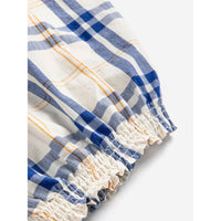 Bobo Choses Off White Fun Tartan Woven Top