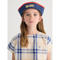 Bobo Choses Off White Fun Tartan Woven Top