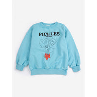 Bobo Choses Light Blue Vegetables Sweatshirt