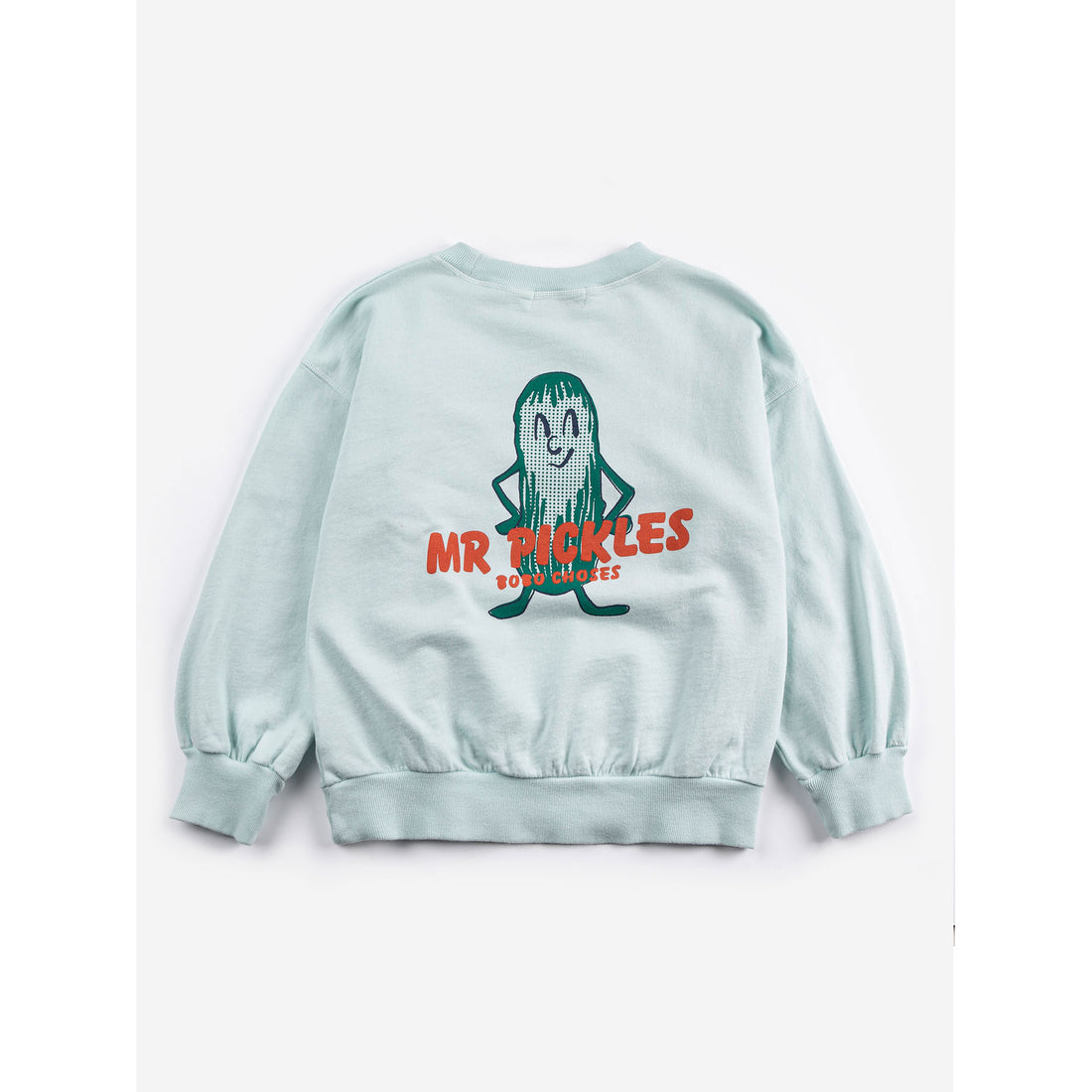 Bobo Choses Light Blue Mr. Pickles Sweatshirt