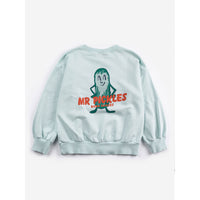Bobo Choses Light Blue Mr. Pickles Sweatshirt