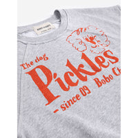 Bobo Choses Heather Grey Dog Sleeveless Sweatshirt