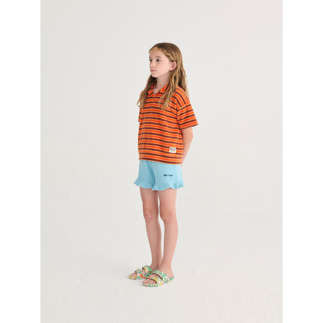 Bobo Choses Light Blue Bobo Choses Ruffled Shorts