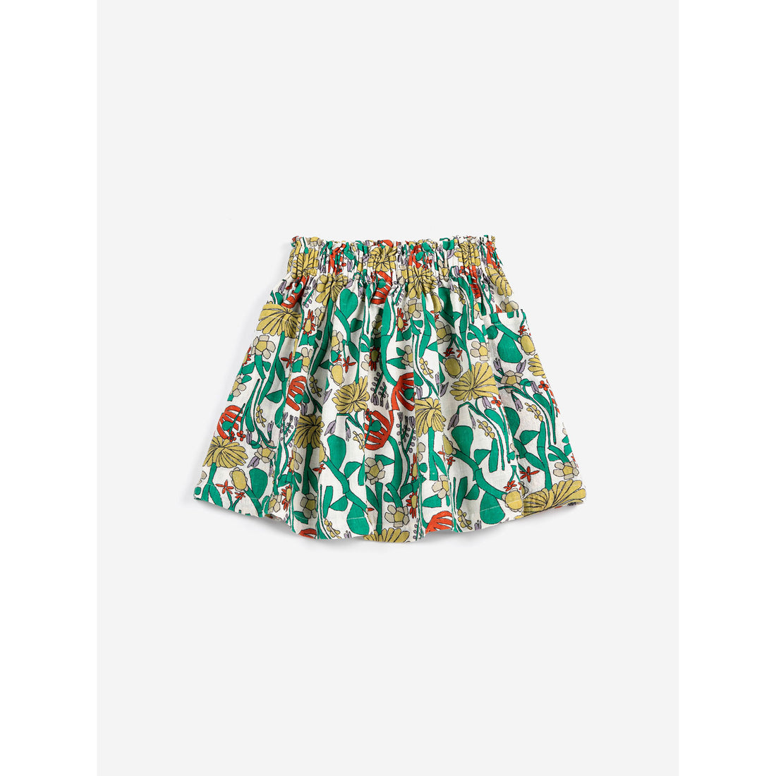 Bobo Choses Off White Color Herbalist All Over Woven Skirt
