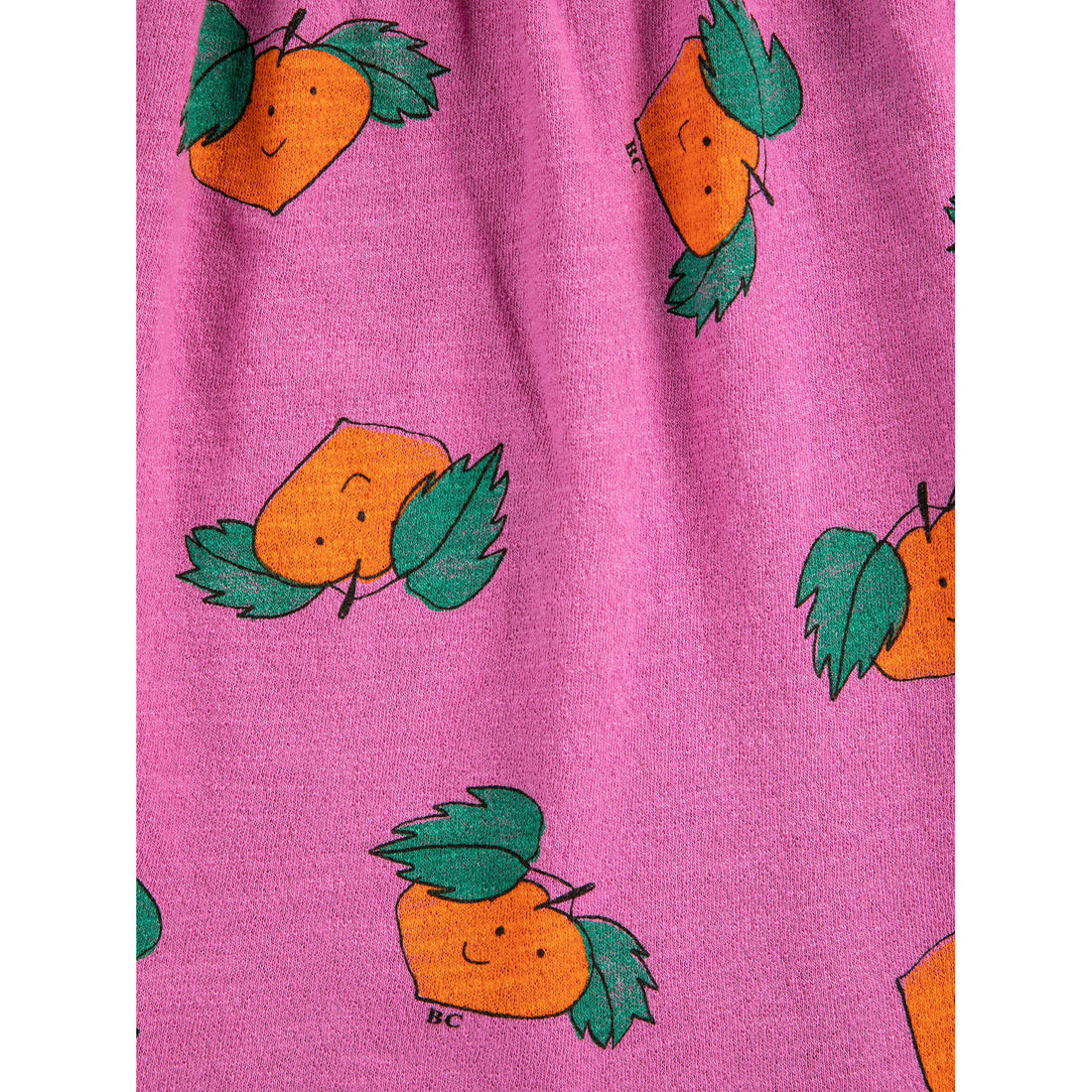 Bobo Choses Purple Tangerine All Over Ruffled Dress