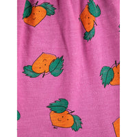 Bobo Choses Purple Tangerine All Over Ruffled Dress