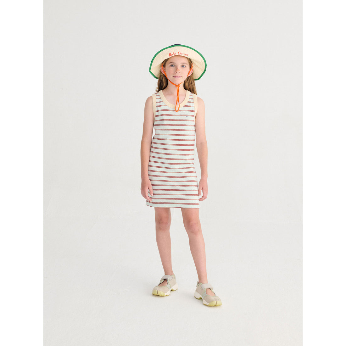 Bobo Choses Light Blue Bobo Choses Striped Dress