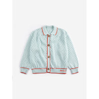 Bobo Choses Light Blue Bc Openwork Cardigan