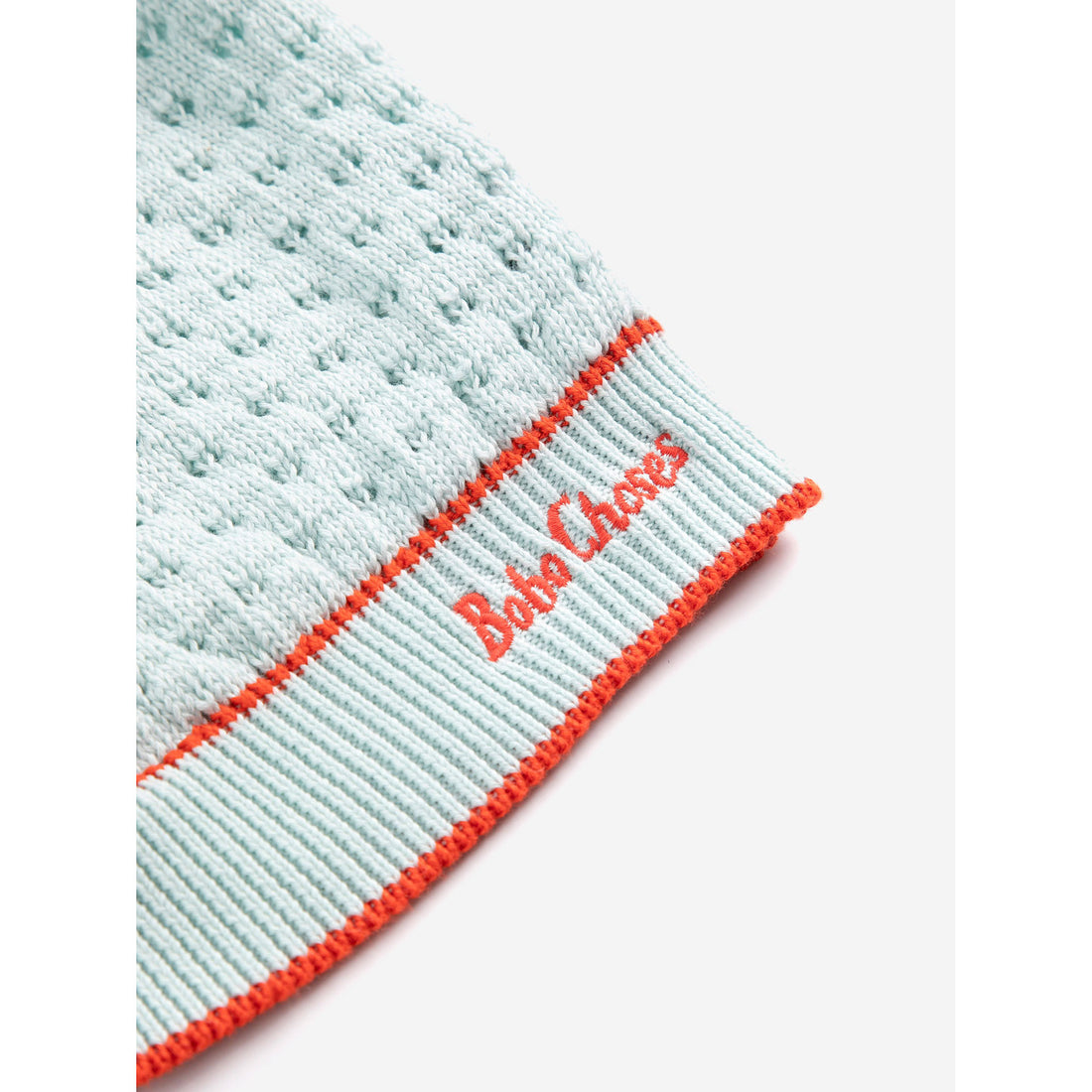 Bobo Choses Light Blue Bc Openwork Cardigan