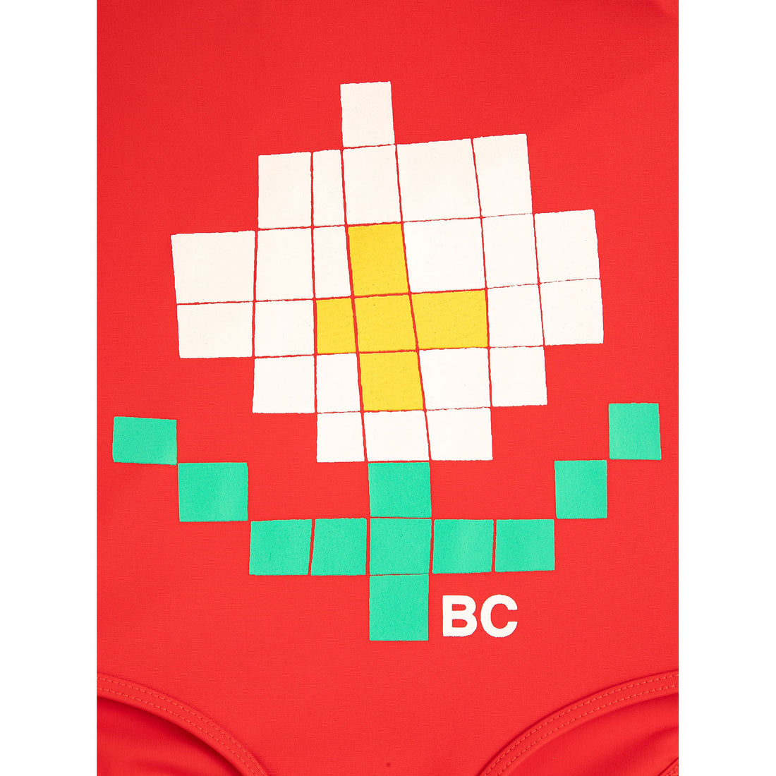 Bobo Choses Red Pixel Daisy Swimsuit