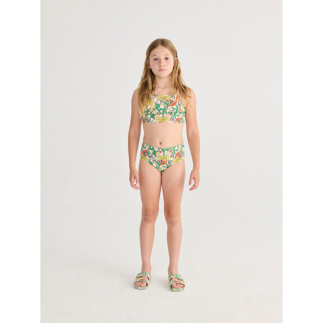 Bobo Choses Off White Color Herbalist All Over Bikini