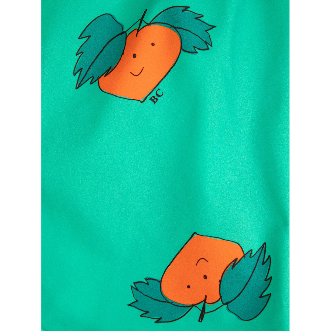 Bobo Choses Green Curious Turnip All Over Swim Trunks