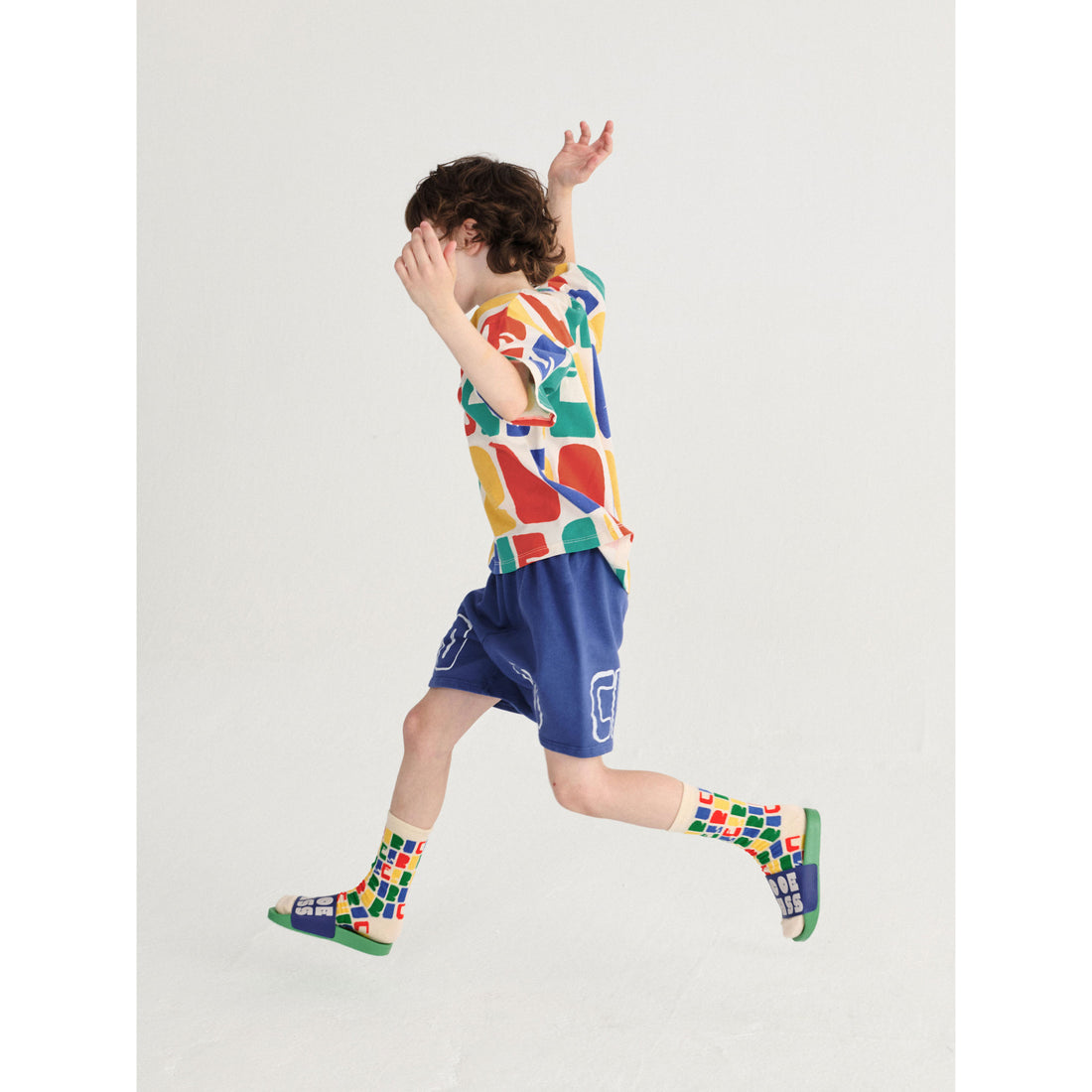 Bobo Choses Off White Bobo Choses Color All Over T-Shirt