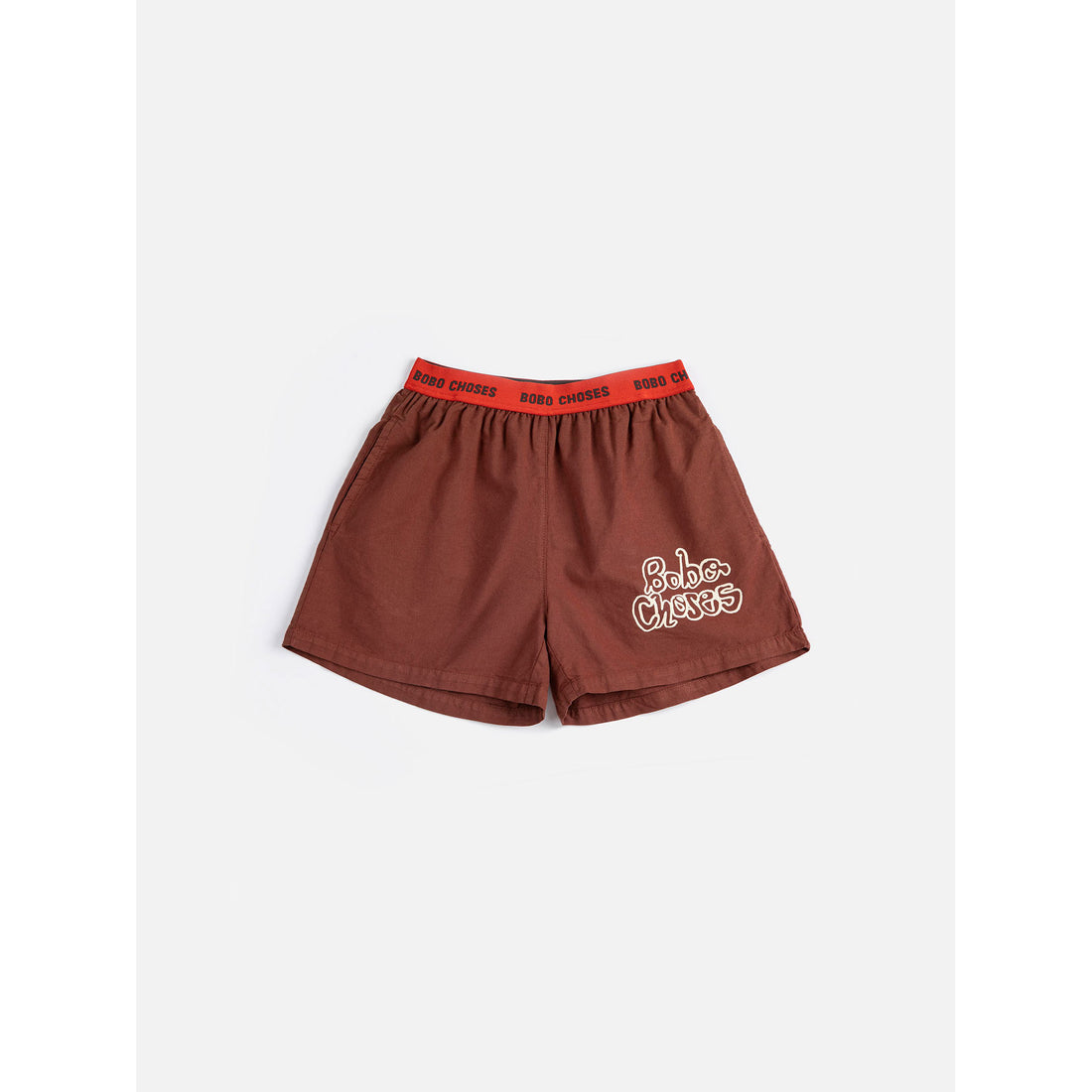 Bobo Choses Brown Bobo Choses By Hand Woven Bermuda Shorts