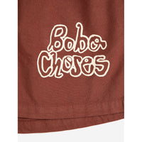Bobo Choses Brown Bobo Choses By Hand Woven Bermuda Shorts