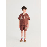 Bobo Choses Brown Bobo Choses By Hand Woven Bermuda Shorts