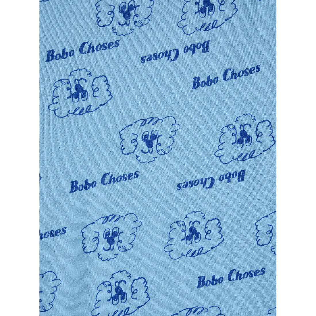 Bobo Choses Prussian Blue Dog All Over Sweatshirt