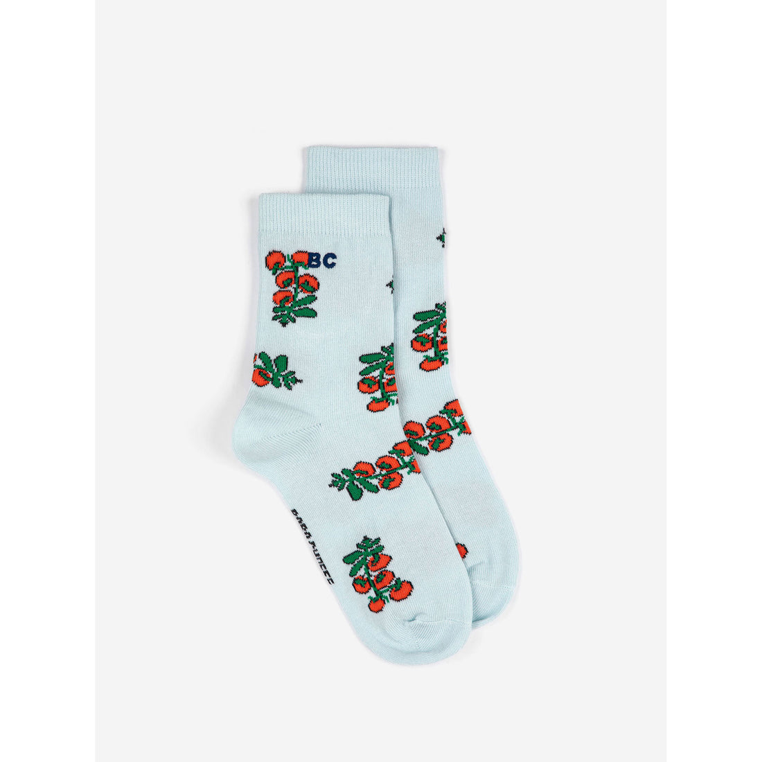 Bobo Choses Light Blue Tomatoes All Over Short Socks