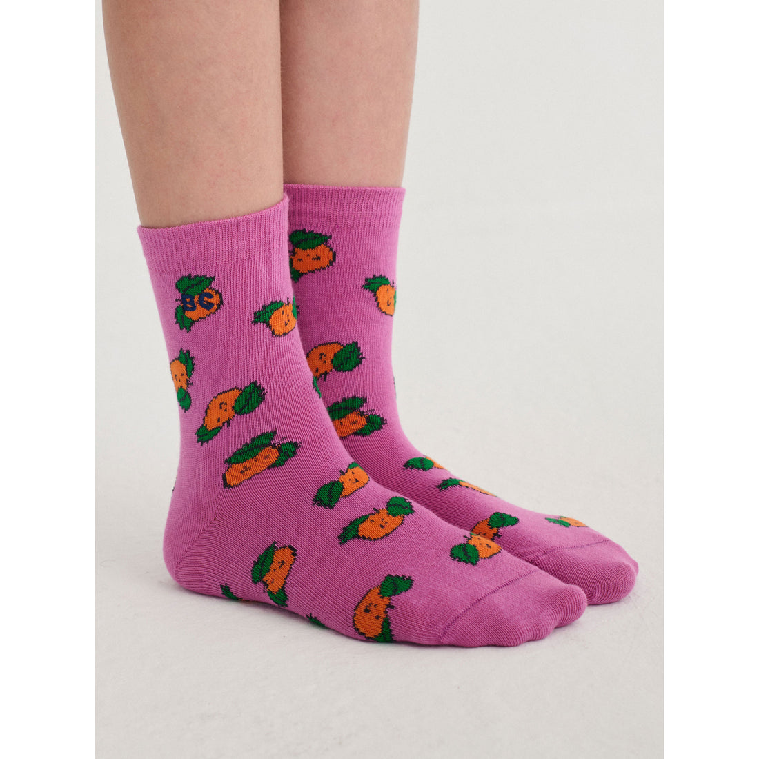 Bobo Choses Purple Tangerine All Over Short Socks