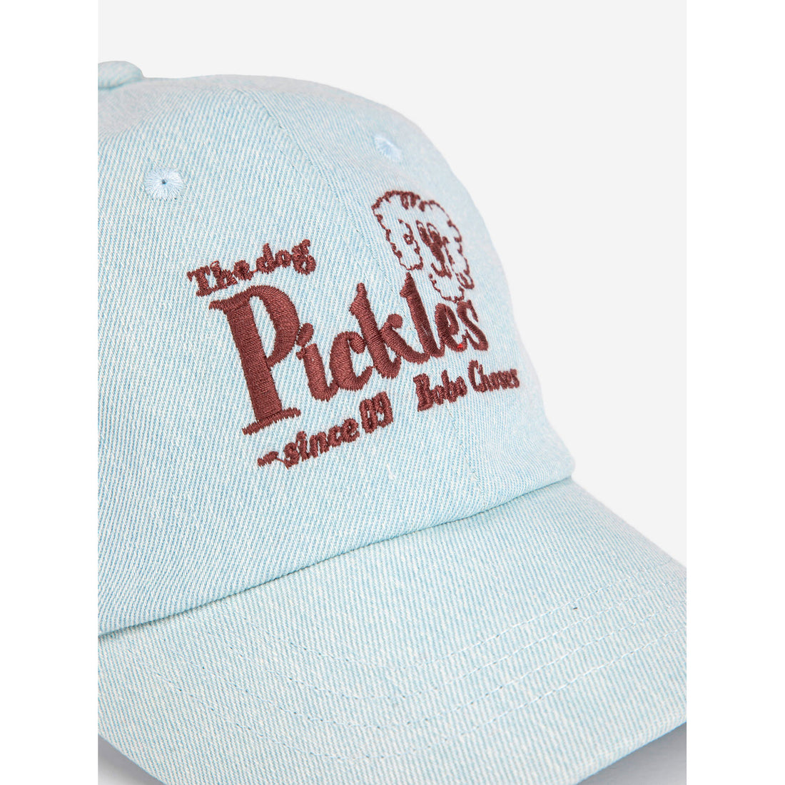 Bobo Choses Light Blue Dog Denim Cap