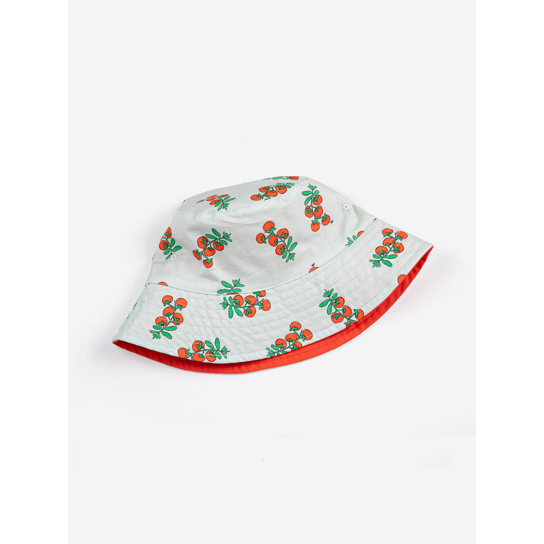 Bobo Choses Red Tomatoes All Over Reversible Hat