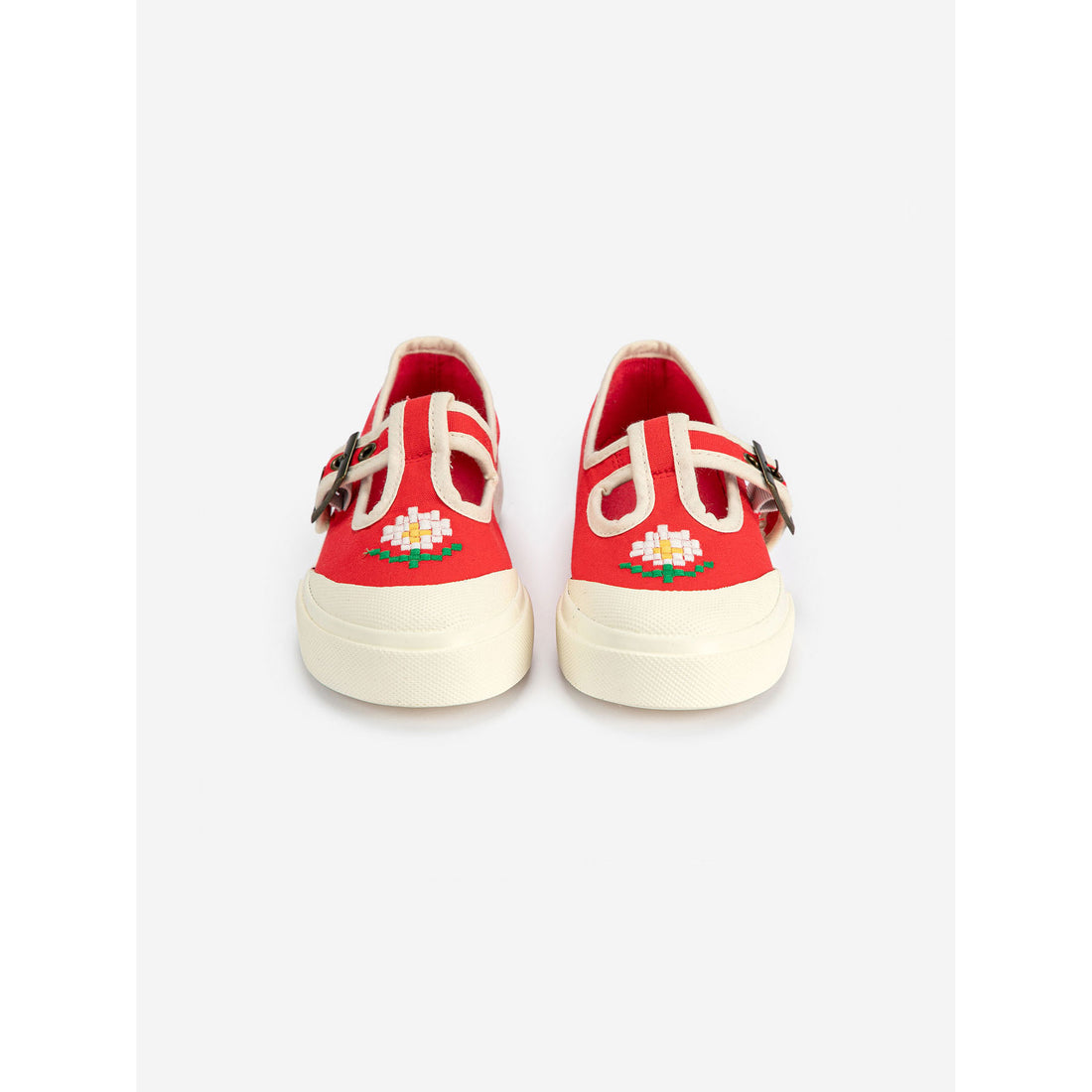Bobo Choses Red Pixel Daisy Sneakers