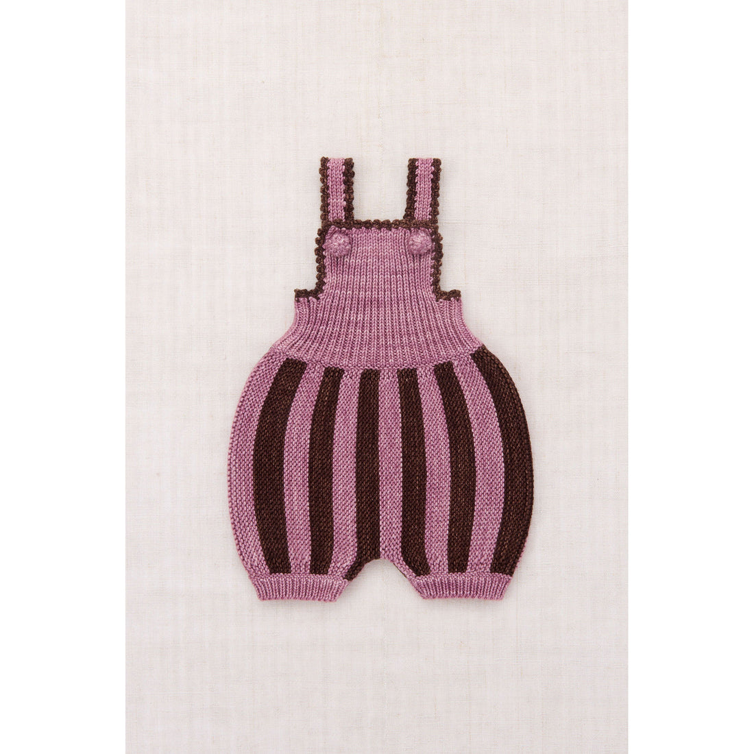 Misha and Puff Antique Rose Baby Circus Stripe Romper