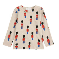 Bobo Choses Off White Little Tin Soldiers Allover Baby T-Shirt