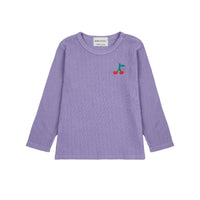 Bobo Choses Purple Cherry Long Sleeve Baby T-Shirt