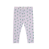 Bobo Choses Lavender Pansy Flower Allover Baby Legging