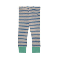Bobo Choses Blue Waffle Stripes Baby Legging