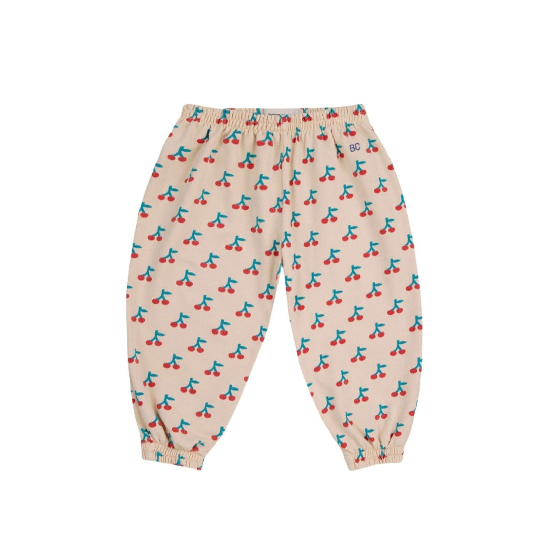 Bobo Choses White Cherry Allover Jogging Baby Pants