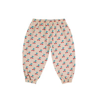 Bobo Choses White Cherry Allover Jogging Baby Pants