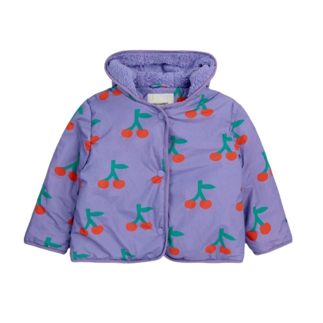 Bobo Choses Purple Cherry Allover Baby Anorak