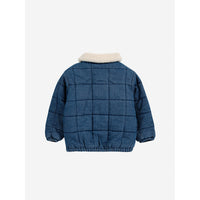 Bobo Choses Navy Blue Quilted Baby Denim Jacket