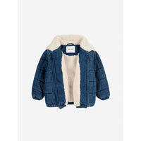 Bobo Choses Navy Blue Quilted Baby Denim Jacket