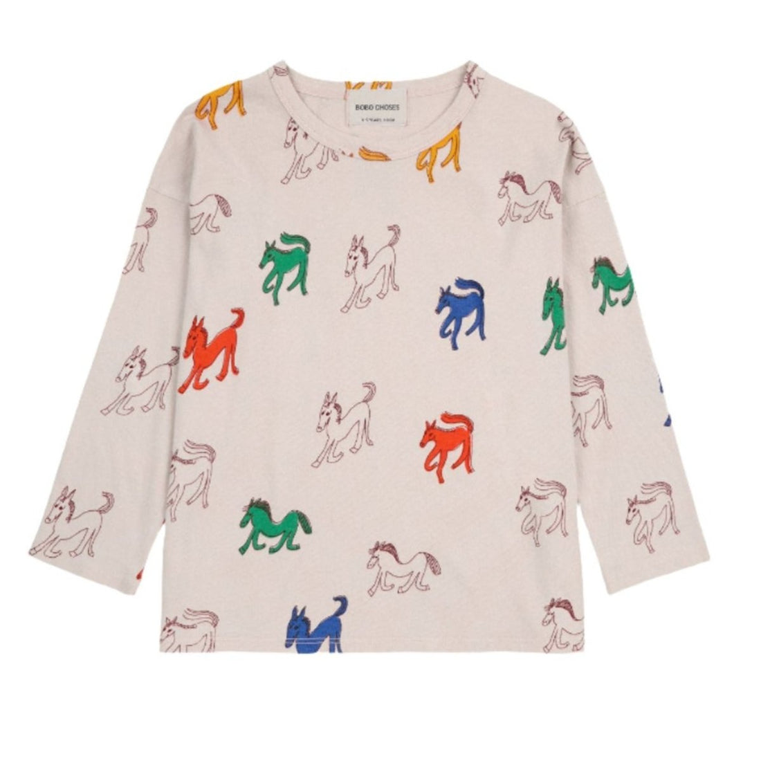 Bobo Choses Off White Wonder Horse Allover T-Shirt