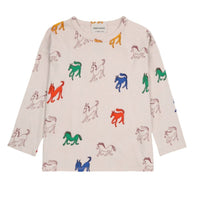 Bobo Choses Off White Wonder Horse Allover T-Shirt