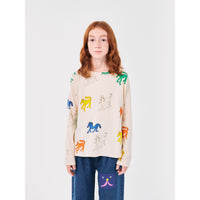 Bobo Choses Off White Wonder Horse Allover T-Shirt