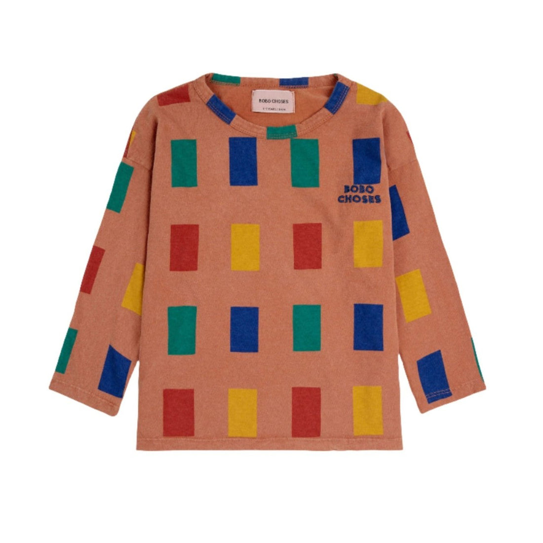 Bobo Choses Brown Color Game Allover T-Shirt