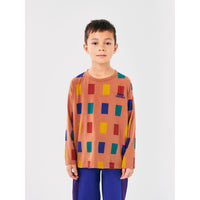 Bobo Choses Brown Color Game Allover T-Shirt
