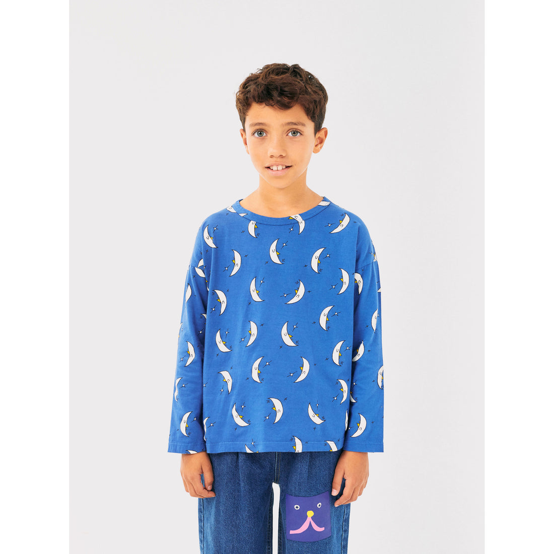 Bobo Choses Blue Beneath The Moon Allover T-Shirt