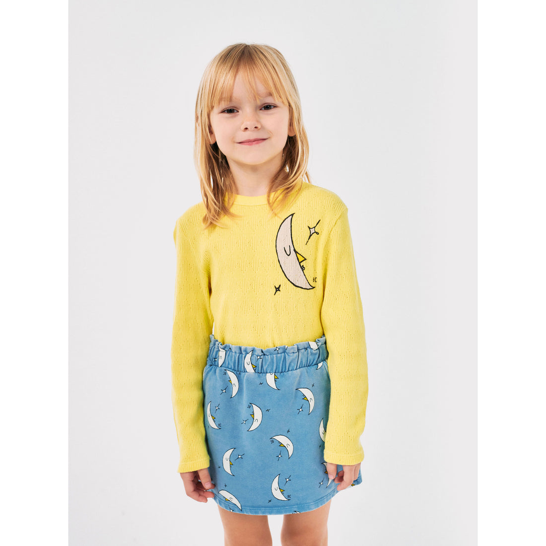 Bobo Choses Yellow Beneath The Moon Tight T-Shirt