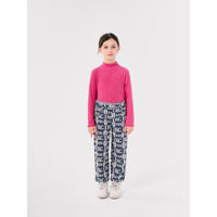 Bobo Choses Fushia BC Fantasy Rib Turtleneck T-Shirt
