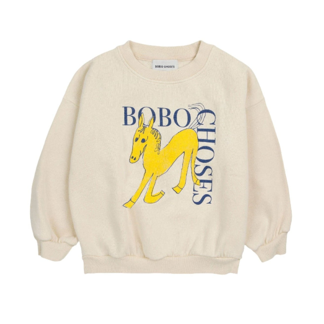 Bobo Choses White Wonder Horse Sweatshirt