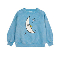 Bobo Choses Light Blue Beneath The Moon Sweatshirt
