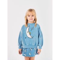 Bobo Choses Light Blue Beneath The Moon Sweatshirt