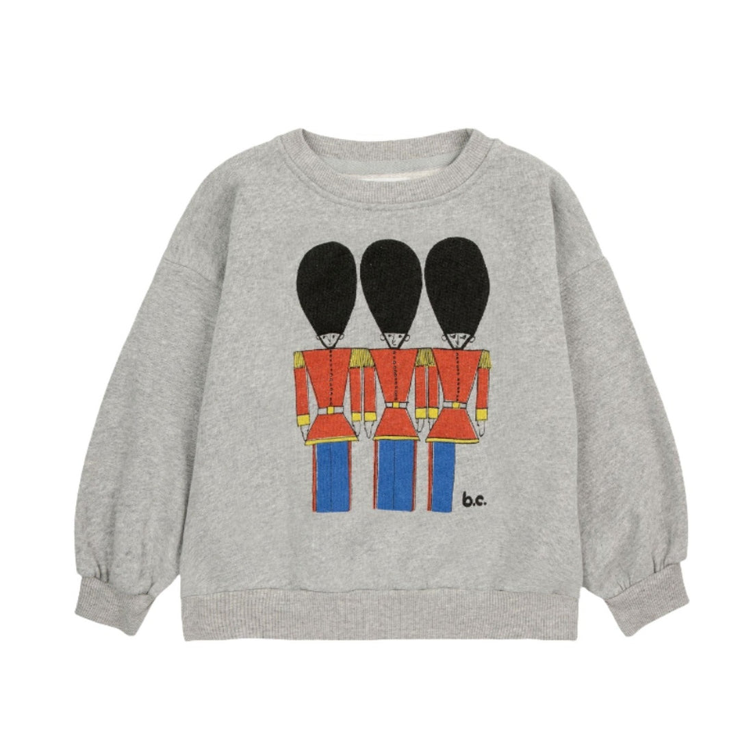 Bobo Choses Light Heather Little Tin Soldiers Sweatshirt