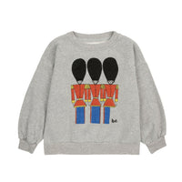 Bobo Choses Light Heather Little Tin Soldiers Sweatshirt